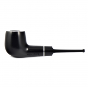 Курительная трубка Marchesini Mini - Smooth Ring - 07 Black (фильтр 9 мм)